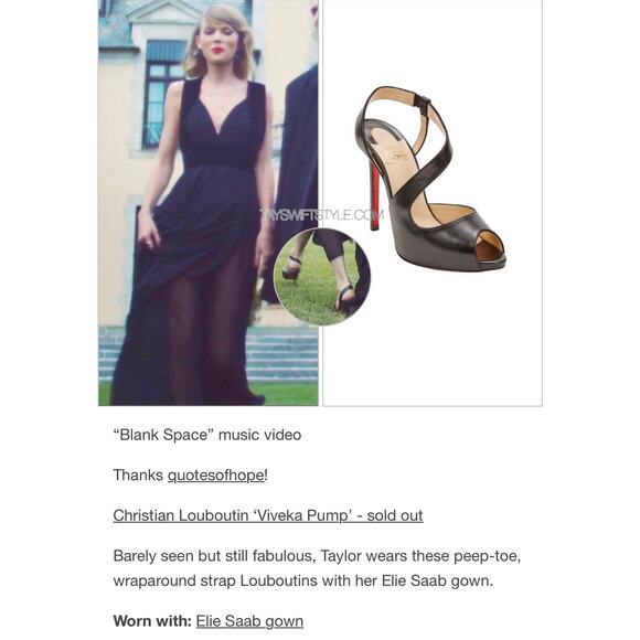 SOLD Christian Louboutin Viveka Leather Peep-Toe Pumps Size 7.5 - Picture 3 of 17